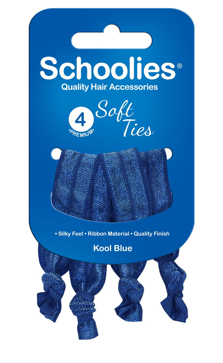 Schoolies Soft Ties 4pc Kool Blue