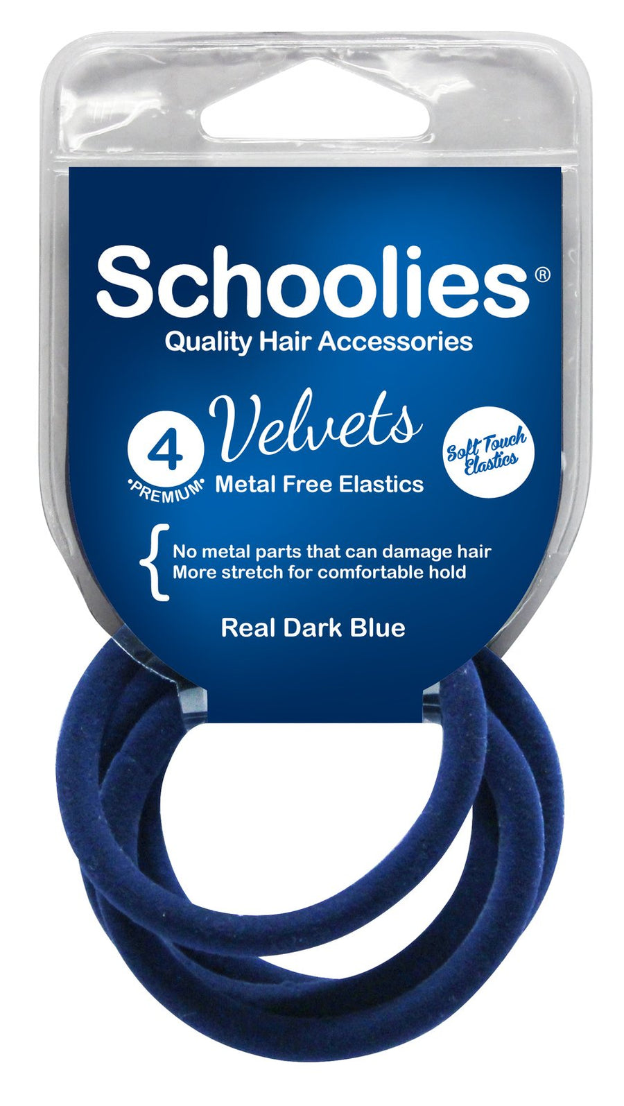 Schoolies Velvets 4pc Real Dark Blue