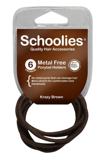 Schoolies Metal Free 6pc Krazy Brown