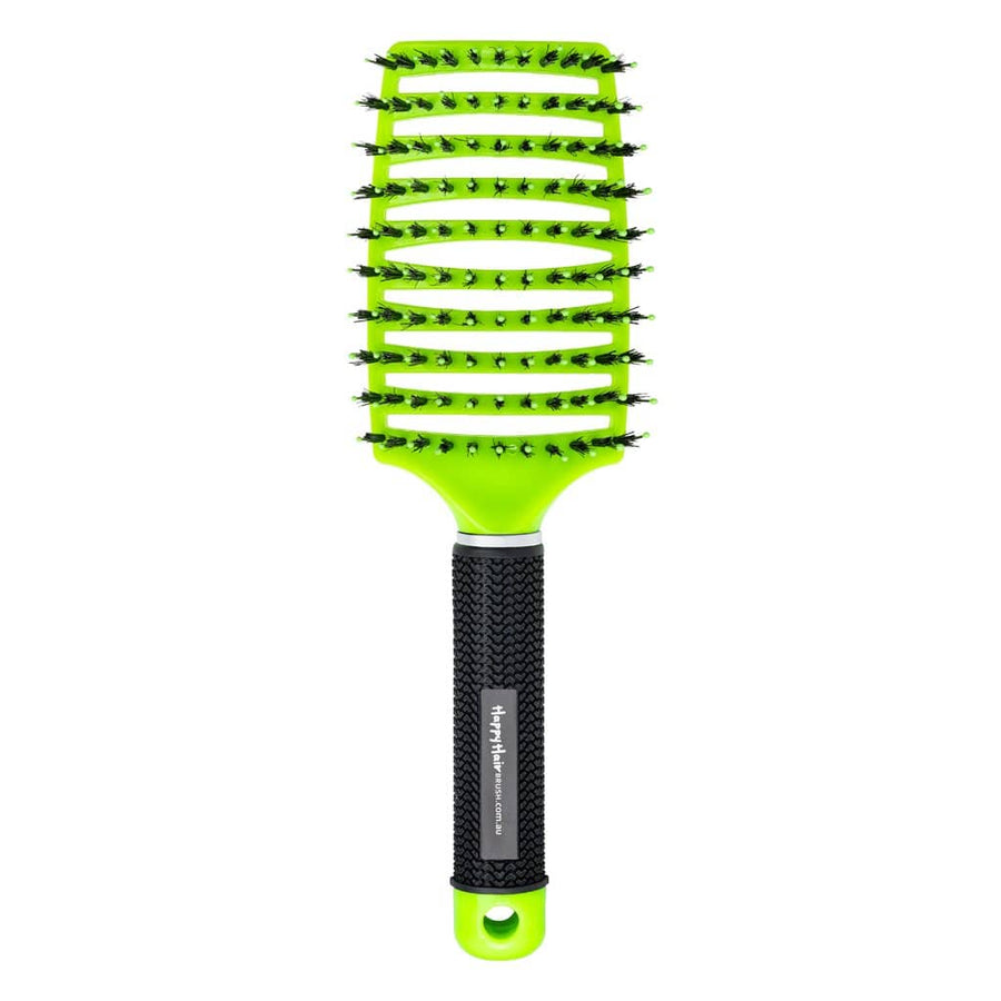 Happy Hair Brush Lime Green