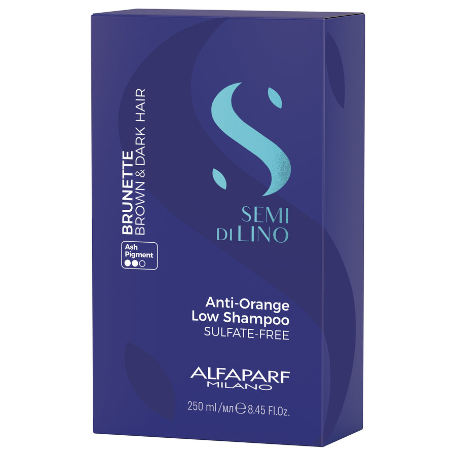 ALFAPARF Milano Semi Di Lino Brunette Anti Orange Shampoo 250ml