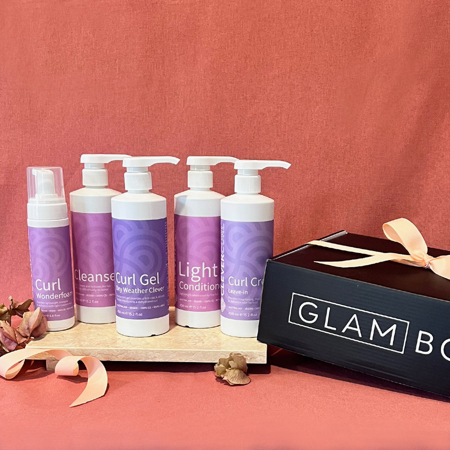 Clever Curl, Curly Hair Light, Glam Gift Box