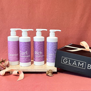 Clever Curl Curly Hair Health Glam Gift Box