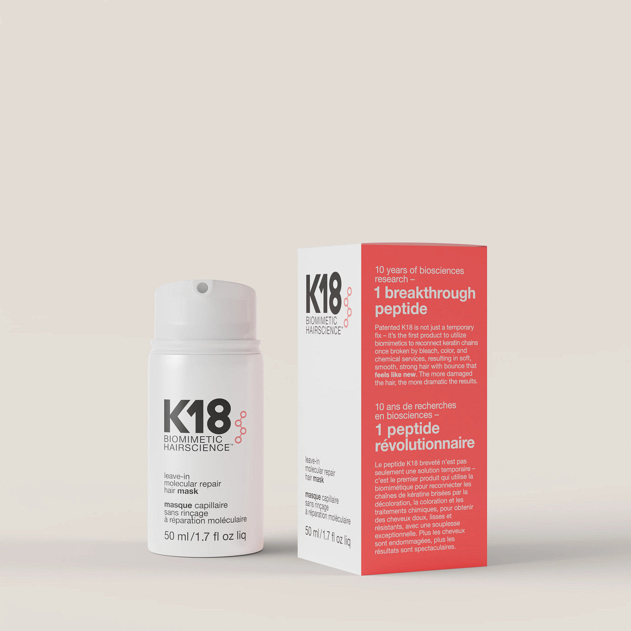 K18 Leave In Molecular Repair Hair Mask 50ml – Glam Box