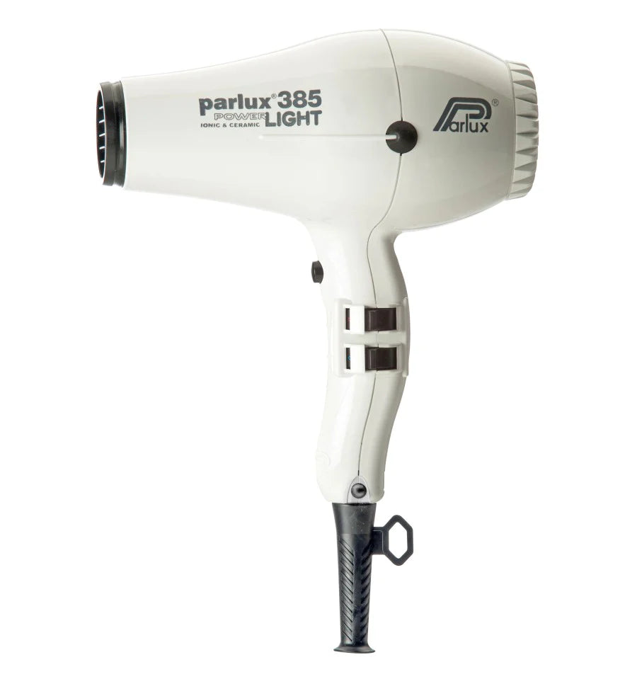 Parlux 385 White Power Light Ceramic and Ionic Hair Dryer