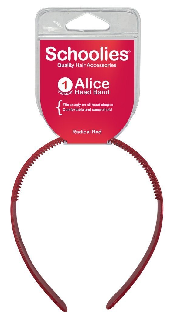 Schoolies Alice Head Band 1pc Radical Red