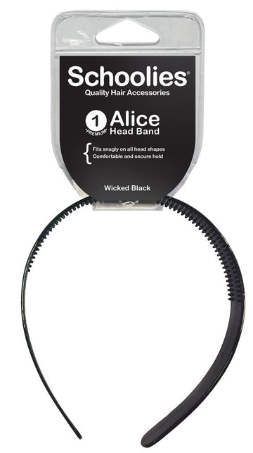 Schoolies Alice Head Band 1pc Wicked Black