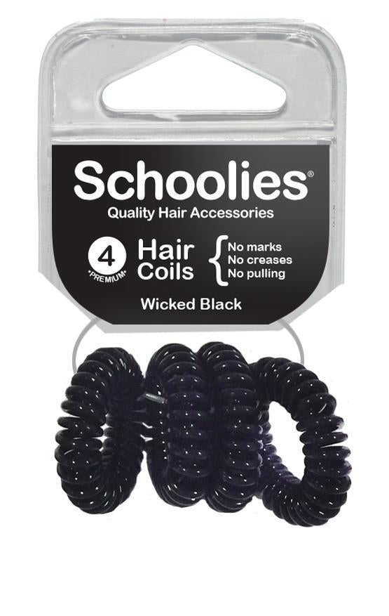 Schoolies Hair Coils 4pc Wicked Black