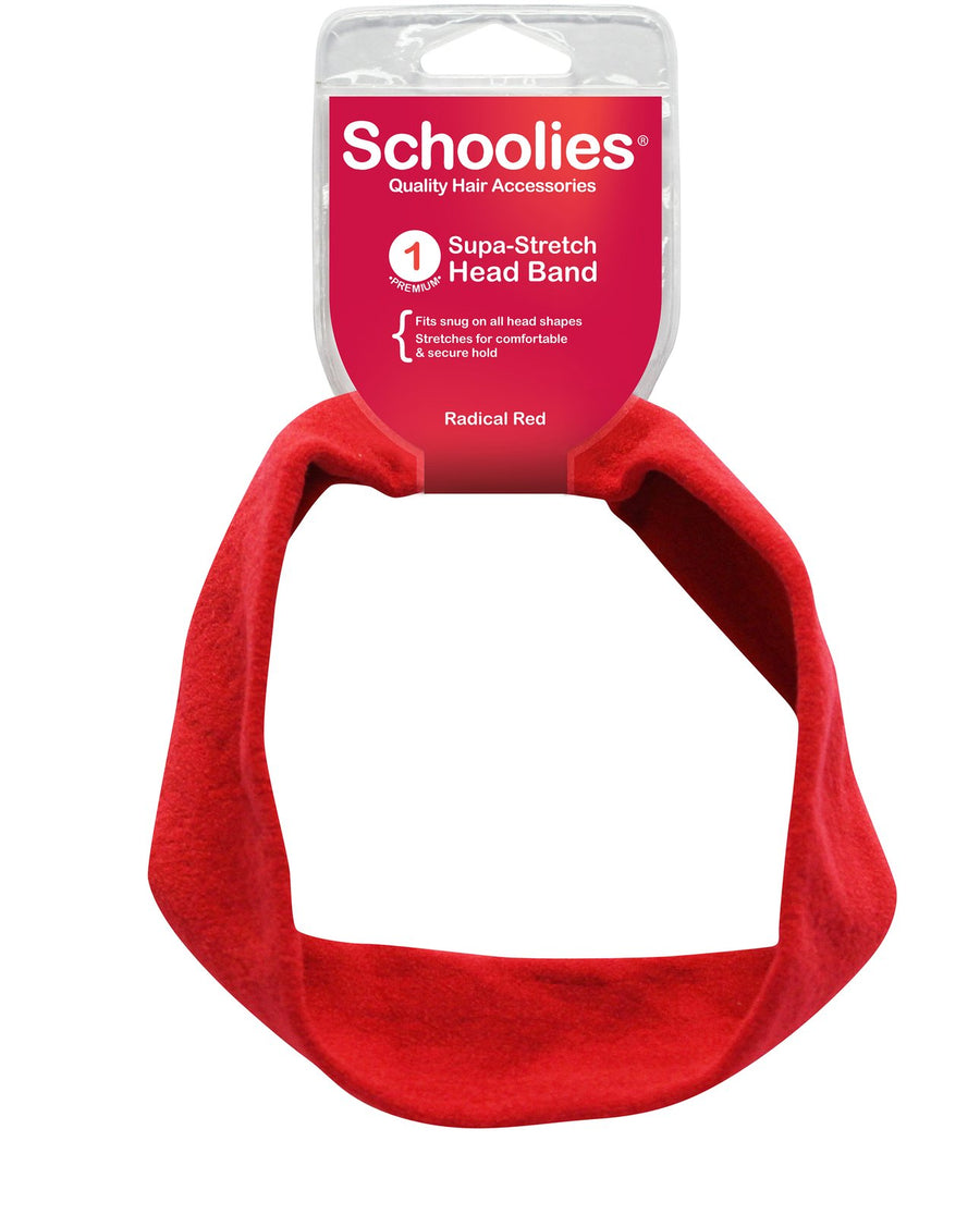 Schoolies Headband 1pc Radical Red