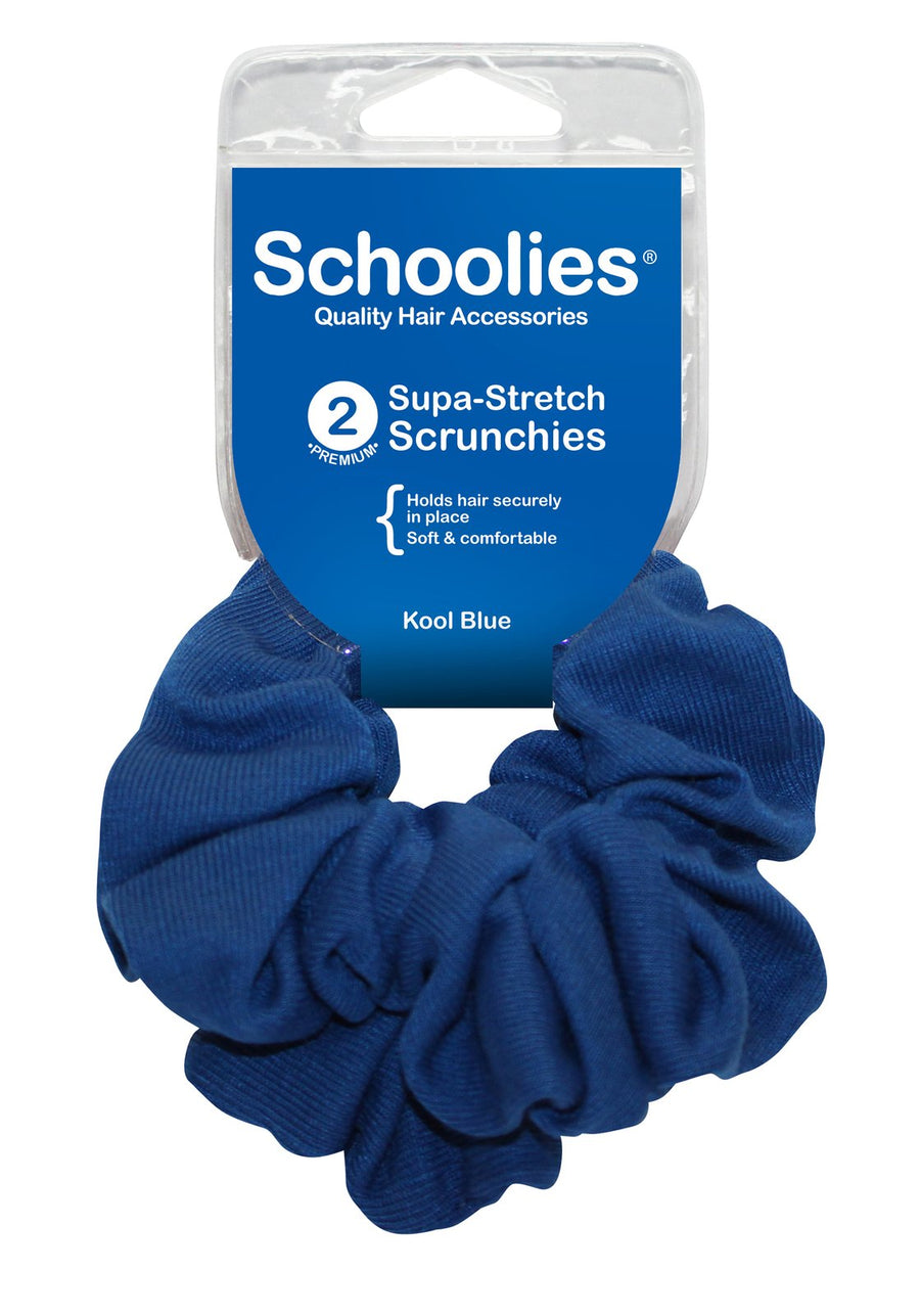 Schoolies Scrunchie 2pc Kool Blue