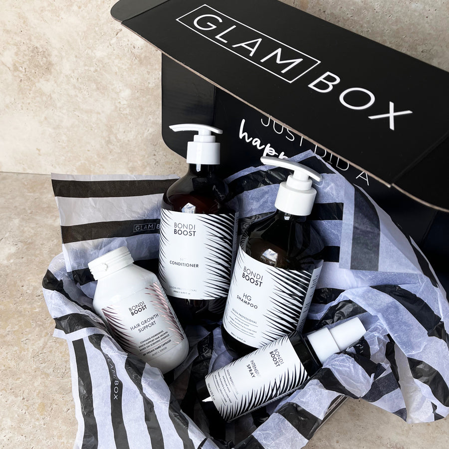 Bondi Boost, Hair Growth, Glam Gift Box.
