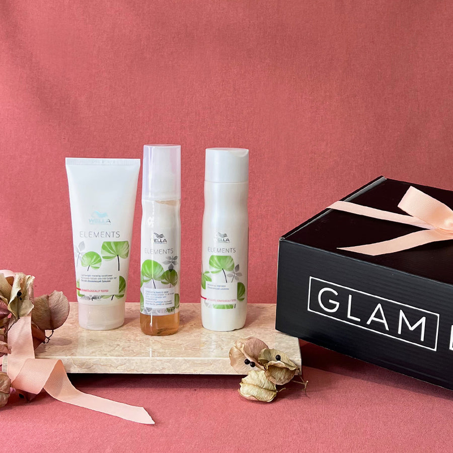 Wella Elements, Normal Hair, Glam Gift Box.